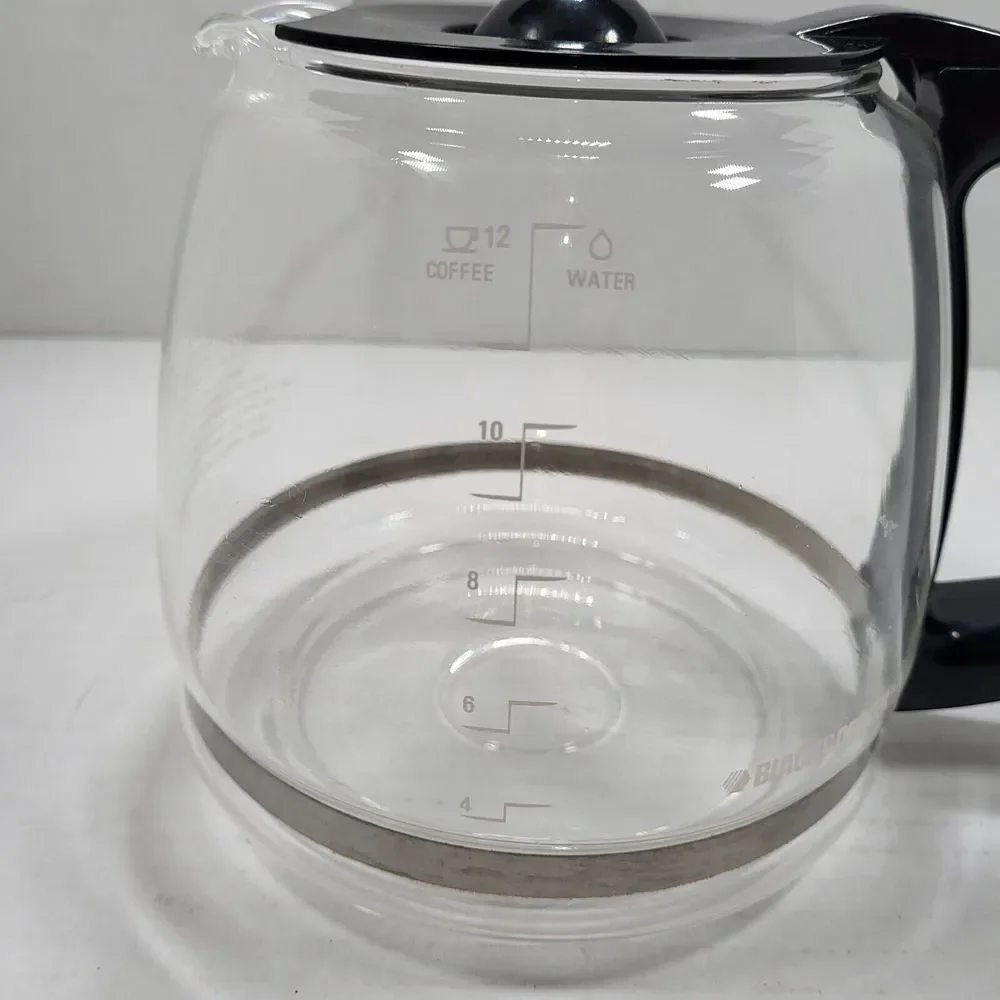Black‎ & Decker 12 Cup Replacement Coffee Pot Carafe Glass Black Top
